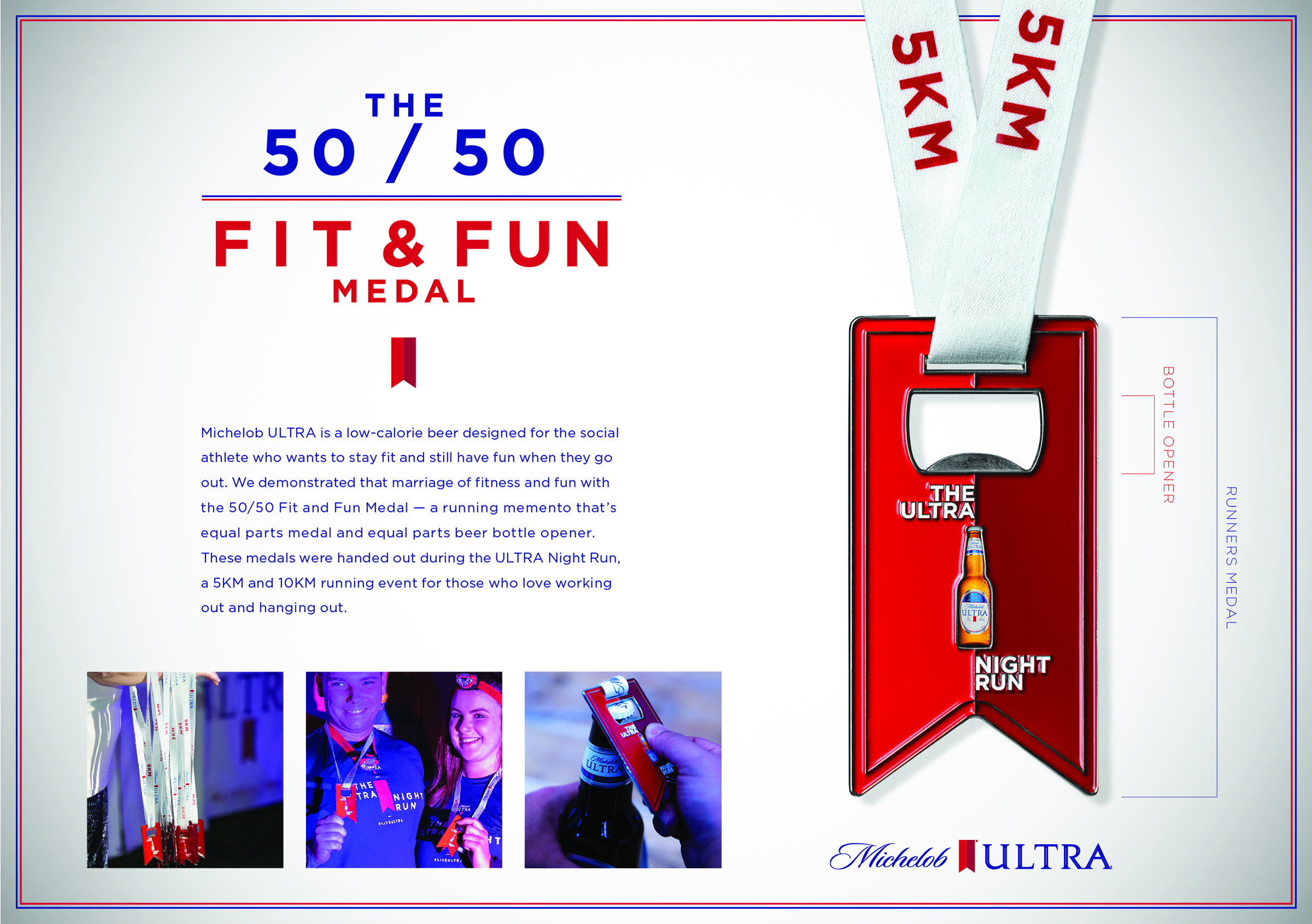 Michelob Ultra Fit and Fun Medal